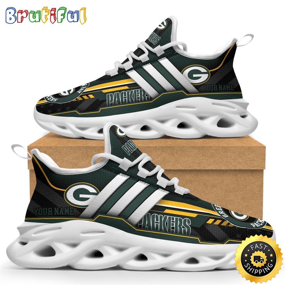 Personalized NFL Green Bay Packers Sneaker Max Soul Shoes The Perfect sports Gift For Fans Personalized NFL Green Bay Packers Sneaker Max Soul Shoes The Perfect sports Gift For Fans