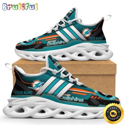 Personalized NFL Miami Dolphins Sneaker Max Soul Shoes The Perfect sports Gift For Fans