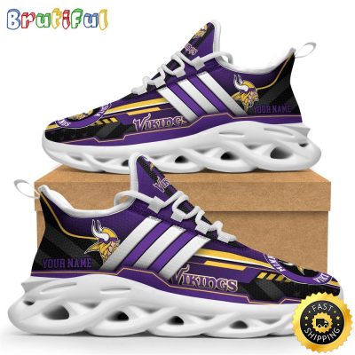 Personalized NFL Minnesota Vikings Sneaker Max Soul Shoes The Perfect sports Gift For Fans