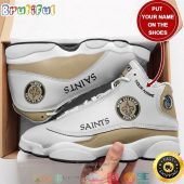 Personalized New Orleans Saints Nfl Football Team Air Jordan 13 Sneaker Shoes