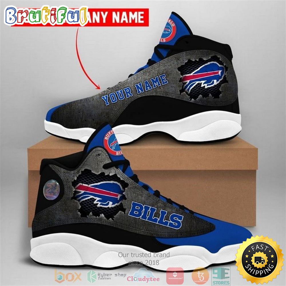 Personalized Nfl Buffalo Bills Nfl Football Team 3 Air Jordan 13 Sneaker Shoes