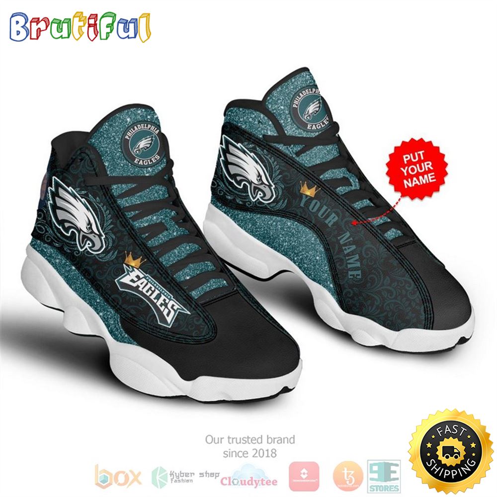 Personalized Philadelphia Eagles Nfl Football Custom Air Jordan 13 Shoes Personalized Philadelphia Eagles Nfl Football Custom Air Jordan 13 Shoes