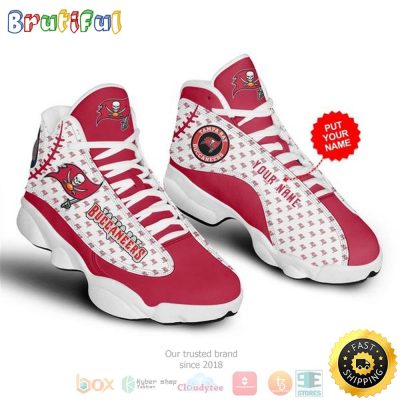 Personalized Tampa Bay Buccaneers Nfl Football Custom Air Jordan 13 Shoes