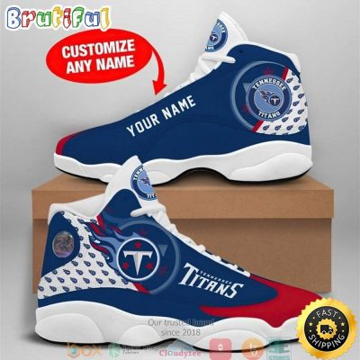 Personalized Tennessee Titans Football Nfl Football 8 Air Jordan 13 Sneaker Shoes