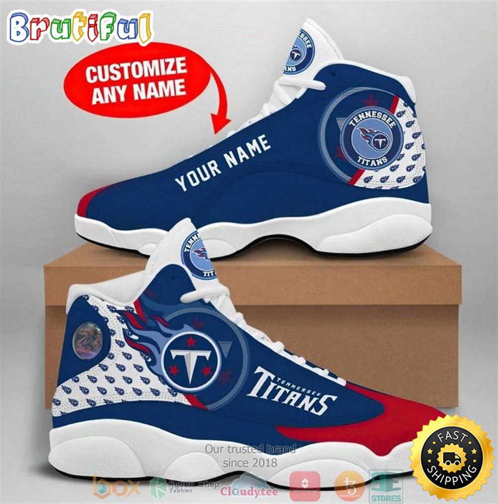 Personalized Tennessee Titans Football Nfl Football 8 Air Jordan 13 Sneaker Shoes Personalized Tennessee Titans Football Nfl Football 8 Air Jordan 13 Sneaker Shoes