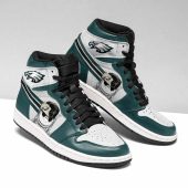 NFL Philadelphia Eagles Jack Skellington Air Jordan 1 High Sneakers