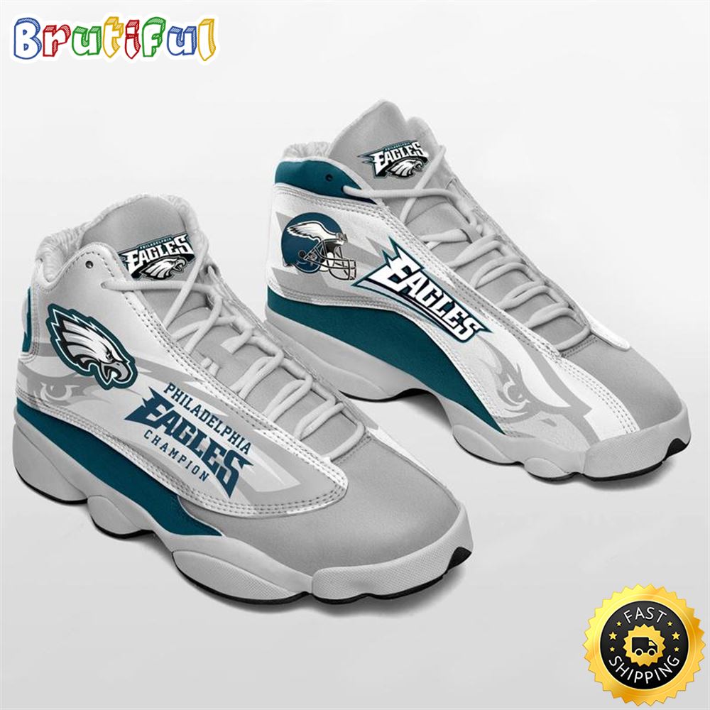 Philadelphia Eagles Nfl Ver 1 Air Jordan 13 Sneaker Philadelphia Eagles Nfl Ver 1 Air Jordan 13 Sneaker
