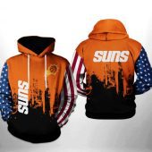 NBA Phoenix Suns US Flag Pullover Hoodie