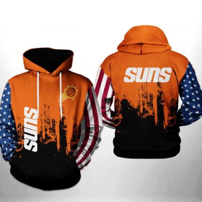NBA Phoenix Suns US Flag Pullover Hoodie