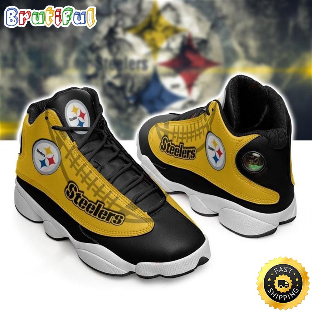 Pittsburgh Steelers Nfl Ver 12 Air Jordan 13 Sneaker Pittsburgh Steelers Nfl Ver 12 Air Jordan 13 Sneaker