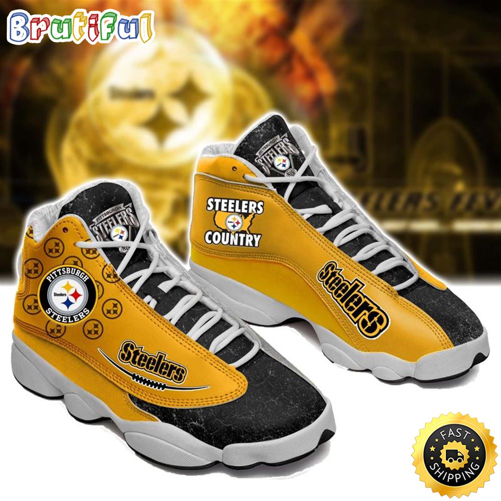 Pittsburgh Steelers Nfl Ver 9 Air Jordan 13 Sneaker