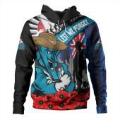 Port Adelaide Hoodie Anzac Day Honor United In Spirit
