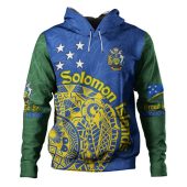 Australia  South Sea Islanders Hoodie - Proud To Be Solomon Islander In Polynesian Pattern Inspired Hoodie