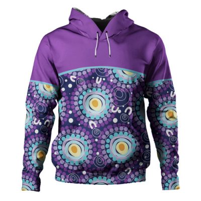 Australia Aboriginal Custom Hoodie - Abstract Seamless Pattern With Aboriginal Inspired Hoodie