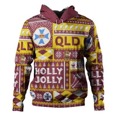 Queensland Christmas Hoodie - Holly Jolly Chrissie Hoodie