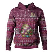 Queensland Cane Toads Christmas Custom Hoodie - Chrissie Spirit Hoodie
