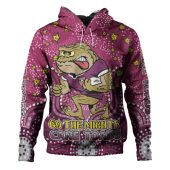 Queensland Cane Toads Custom Hoodie - Custom With Aboriginal Inspired Style Of Dot Painting Patterns  Hoodie