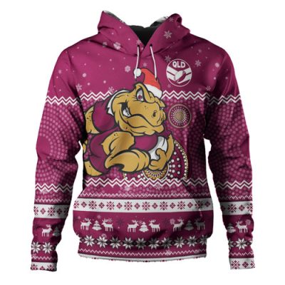 Queensland Cane Toads Christmas Custom Hoodie - Ugly Xmas And Aboriginal Patterns For Die Hard Fan Hoodie