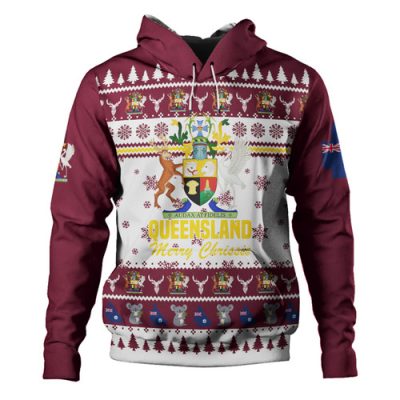 Queensland Christmas Hoodie - Merry Chrissie Hoodie