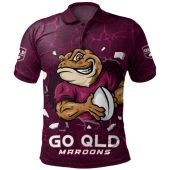 Queensland Maroons Polo Shirt Go QLD Maroons Break The Limit
