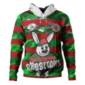 South Sydney Rabbitohs Hoodie - Happy Australia Day We Are One And Free