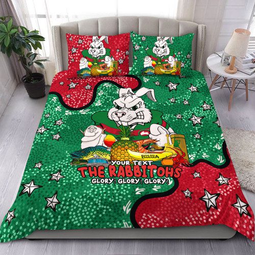 South Sydney Rabbitohs Bedding Set - Australian Big Things Bedding Set South Sydney Rabbitohs Bedding Set - Australian Big Things Bedding Set