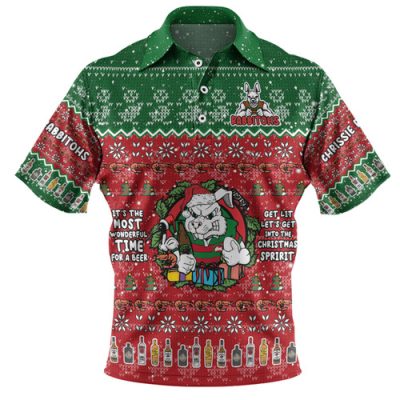 South Sydney Rabbitohs Custom Polo Shirt - Chrissie Spirit Polo Shirt
