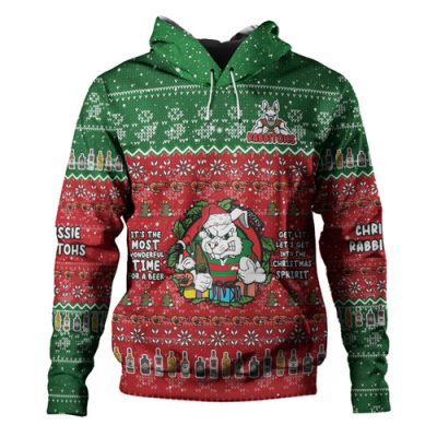South Sydney Rabbitohs Custom Hoodie - Chrissie Spirit Hoodie