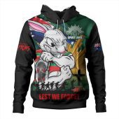 South Sydney Rabbitohs Hoodie Fearless ANZAC Defender