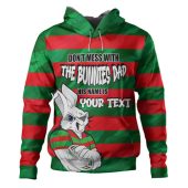 South Sydney Rabbitohs Father's Day Hoodie - Screaming Dad and Crazy Fan