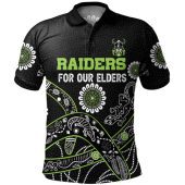 Canberra Raiders Naidoc Week Polo Shirt - NAIDOC WEEK 2023 Indigenous Inspired For Our Elders Theme