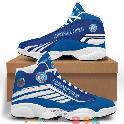 RC Strasbourg Alsace Blue Air Jordan 13 Shoes