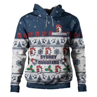 Sydney Roosters Christmas Custom Hoodie - Special Ugly Christmas Hoodie