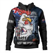 Sydney Roosters Hoodie Fearless ANZAC Defender
