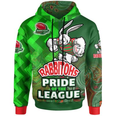 South Sydney Rabbitohs Hoodie - South Sydney Rabbitohs Pride Of Aboriginal Inspired Patterns Hoodie