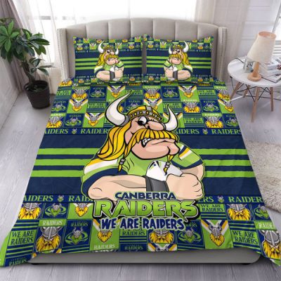 Canberra Raiders Bedding Set Champion?s Pride Comic Style