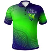 Australia Raiders Polo Shirt - Custom Australia Raiders Gradient Style Polo Shirt