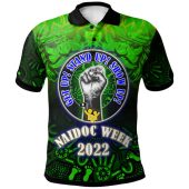 Canberra Raiders Polo Shirt - Custom Naidoc Family Aboriginal Inspired Dot Art Polo Shirt