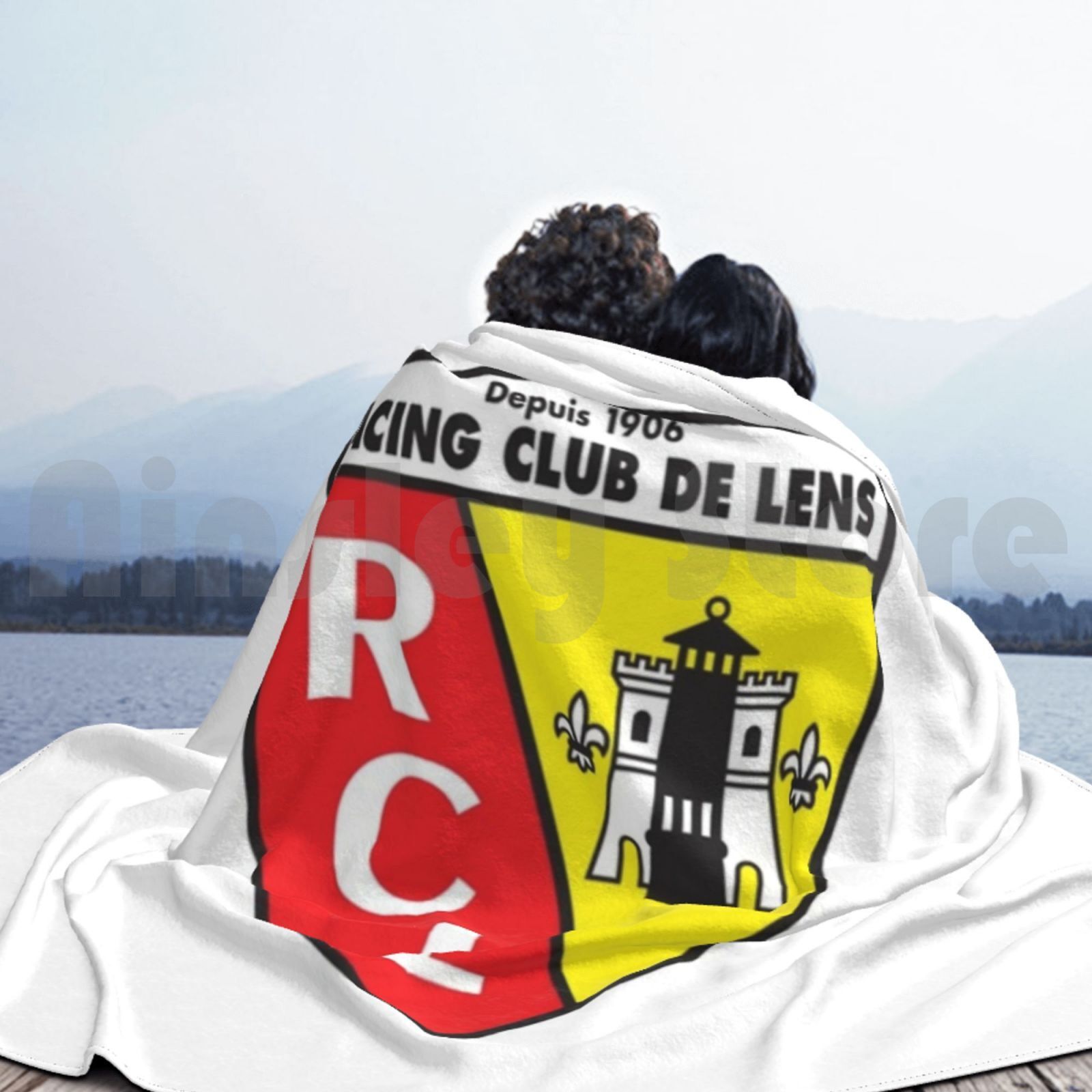 RC Lens White Fleece Blanket RC Lens White Fleece Blanket
