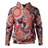 Australia Aboriginal Inspired Hoodie - Platypus And Fish Patterns Hoodie
