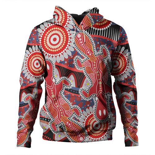 Australia Aboriginal Inspired Hoodie - Platypus And Fish Patterns Hoodie Australia Aboriginal Inspired Hoodie - Platypus And Fish Patterns Hoodie