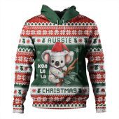 Australia Hoodie Merry Christmas Spirit Koala Edition
