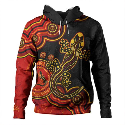 Australia Hoodie Aboriginal Lizard Dreaming Outback Australia Hoodie Aboriginal Lizard Dreaming Outback