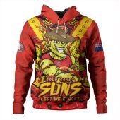 Gold Coast SUNS Hoodie Ripped Legacy Of The Game The ANZAC Spirit Lives On