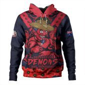 Melbourne Hoodie Ripped Legacy Of The Game The ANZAC Spirit Lives On