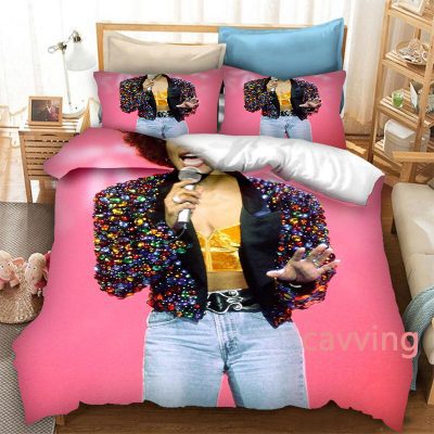 Whitney Houston Pink Bedding Set
