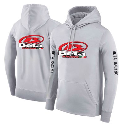 Beta Motorcycles Light Grey Pullover Hoodie