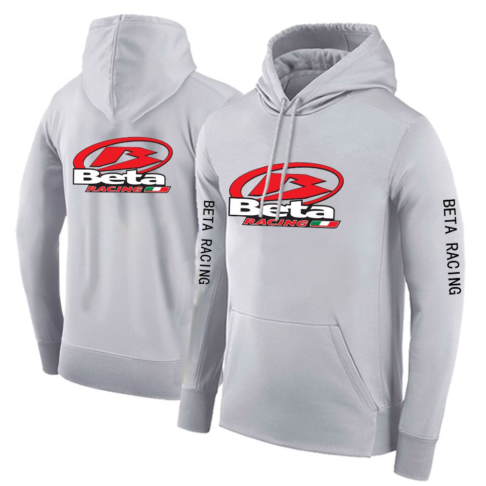 Beta Motorcycles Light Grey Pullover Hoodie Beta Motorcycles Light Grey Pullover Hoodie