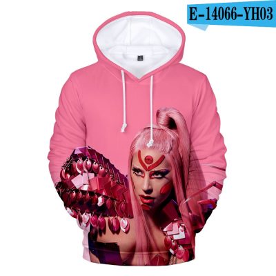 Lady Gaga Pink Pullover Hoodie