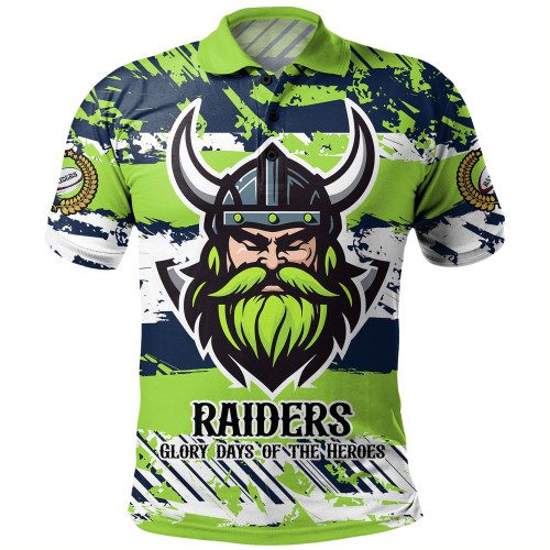 Canberra Raiders Polo Shirt - Theme Song Canberra Raiders Polo Shirt - Theme Song